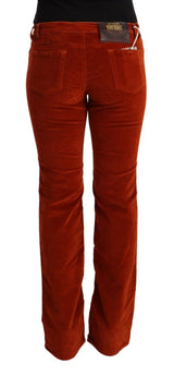 Chic Red Low Taille Gerade Schnittjeans