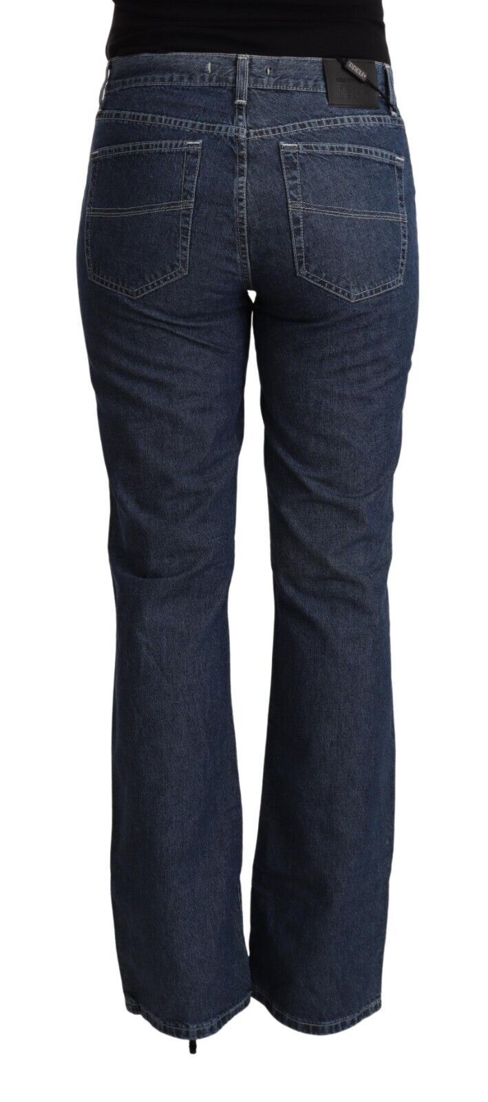 Eleganti jeans di cotone svasato