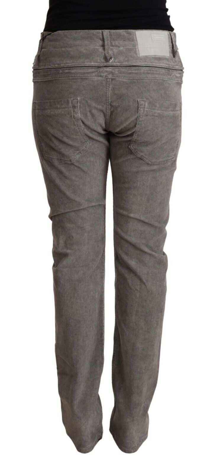 Jeans chic grigio in alto dritta