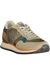 Beige Trailblazer Sneakers with Logo Accent