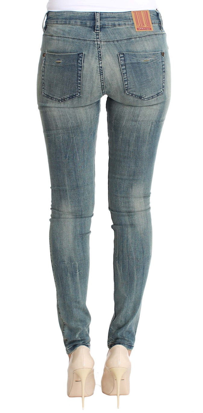 Chic Slim Skim Blue Wash Denim