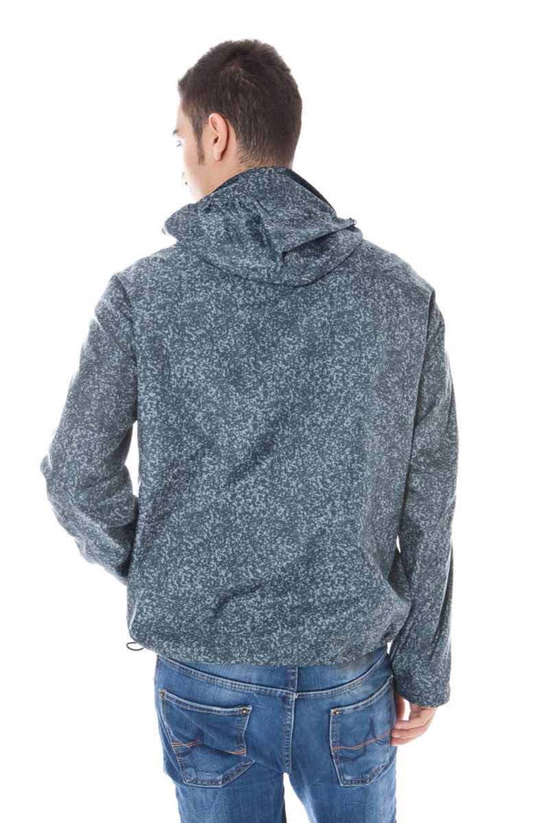 Gray Polyamide Men Jacket