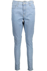 Chic hellblau super dünner Denim