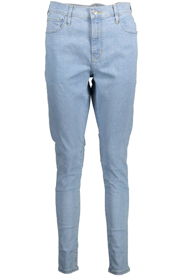 Chic hellblau super dünner Denim