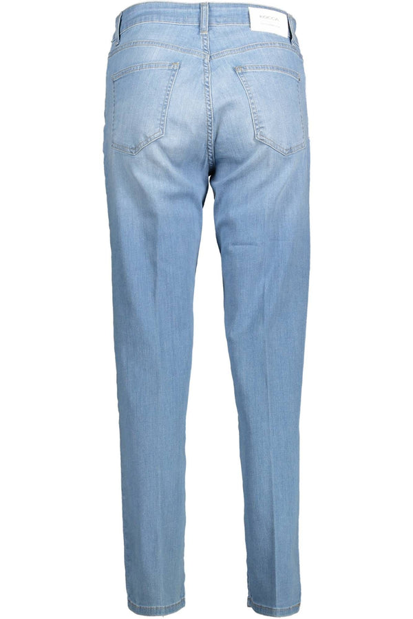 Elegante hellblaue, schlanke Jeans