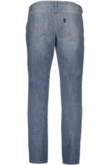 Chic verblasste Blue Denim Jeans