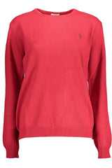 Eleganter rosa Wollwoll-Cashmere-Mischpullover