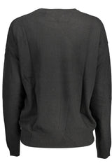 Eleganter langärmeliger Wollmischpullover