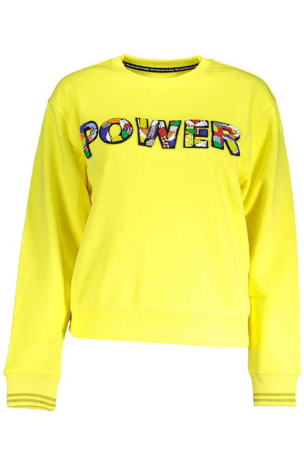 Sweat-shirt désagréable jaune vibrant