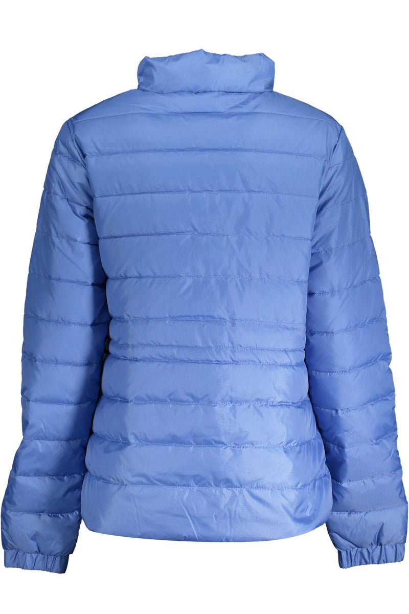 Elegante hellblaue wasserbeständige Jacke