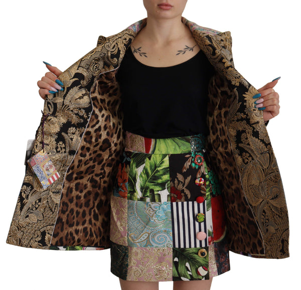 Elegante mehrfarbige Patchwork -Blazerjacke