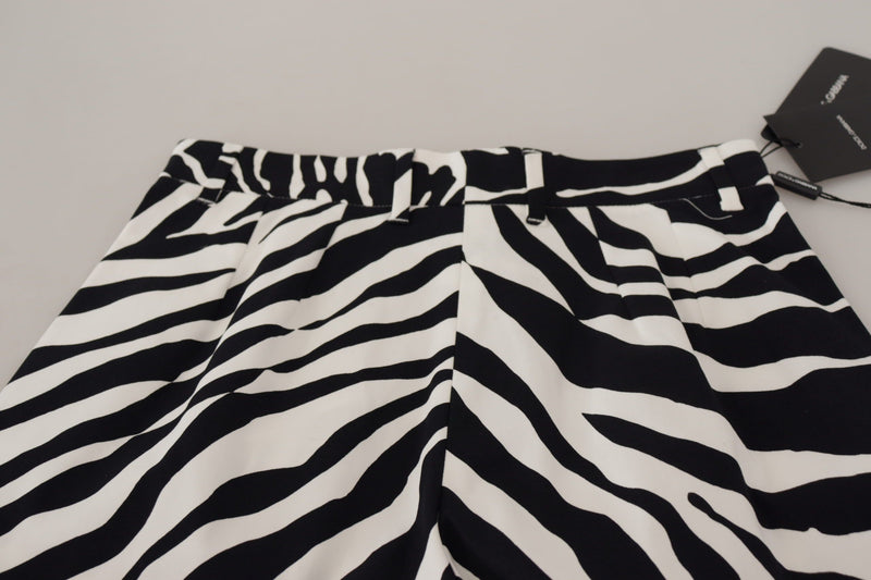 Zebra drucken mittlere Taille heiße Hosen