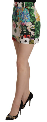 Blumenhige Taille heiße Hosen Shorts