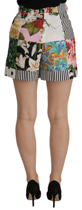 Blumenhige Taille heiße Hosen Shorts