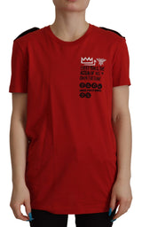 T-shirt en coton élégant rouge