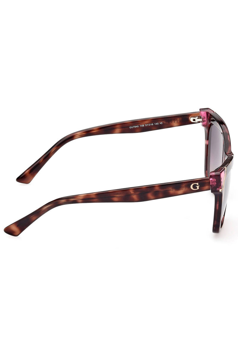 Brown Injected Women Sunglass