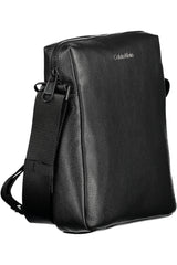 Sleek Black Eco-Conscious Shoulder Bag