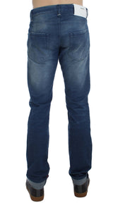 Slim Fit Blue Wash Italienisch Denim