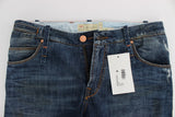 Chic Slim Fit Blue Wash italienische Jeans