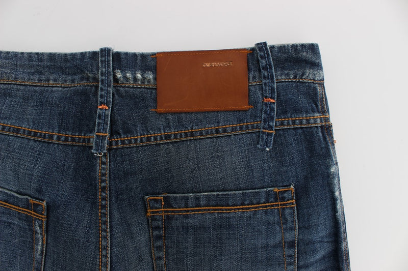 Jeans italien de lavage bleu chic chic slim slim