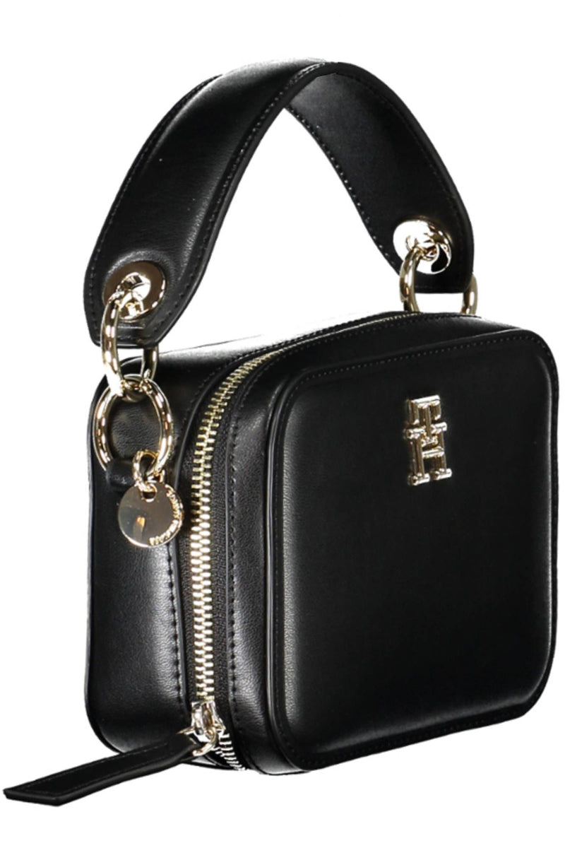 Elegant Black Chain Strap Handbag