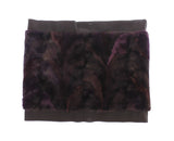 Exquisite Purple MINK Fur Scarf Wrap