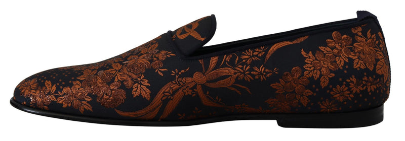 Κομψό floral slip-on loafers