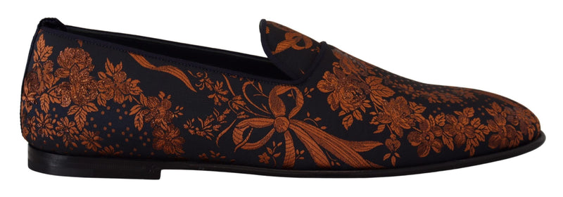 Κομψό floral slip-on loafers