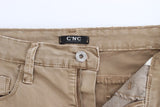 Jeans chic beige gambe dritte