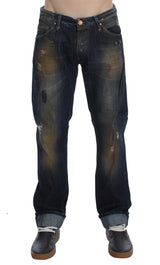 Eleganti jeans in denim maschile.