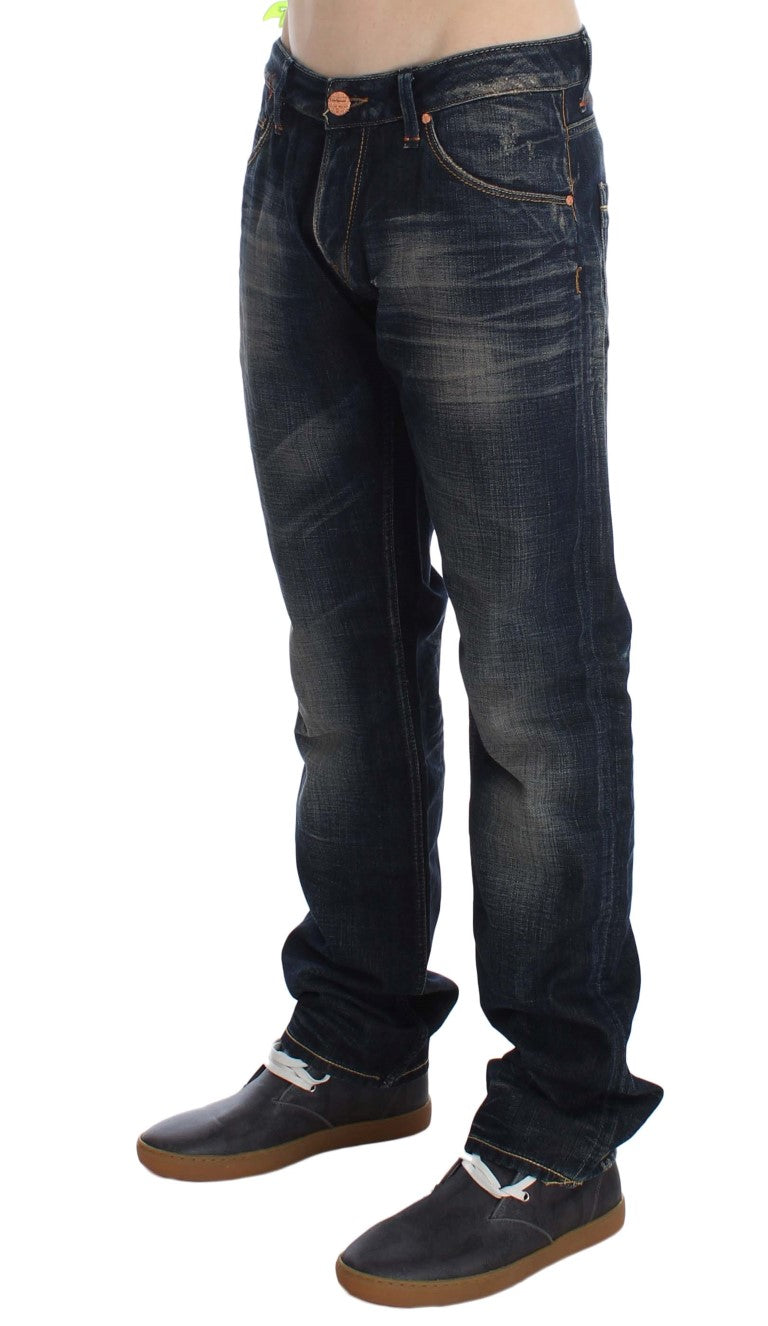 Elegante gerade fit niedrige Taillenjeans für Männer