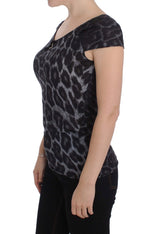 Chic Leopard Modal Top von Cavalli