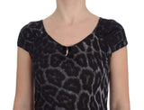 Top modale leopardo chic di Cavalli