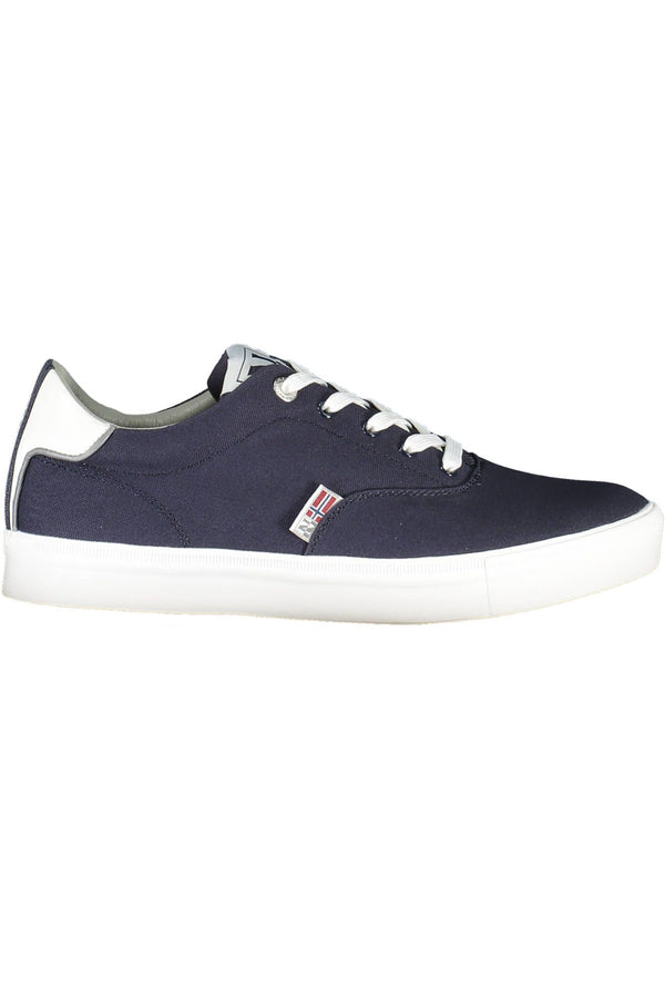 Sneaker sportivi allacciati blu eleganti