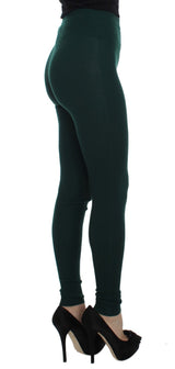 Emerald Treasure High Weist Cashmere Pants