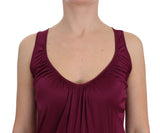 Elegante blusa Purple Rayon Cami