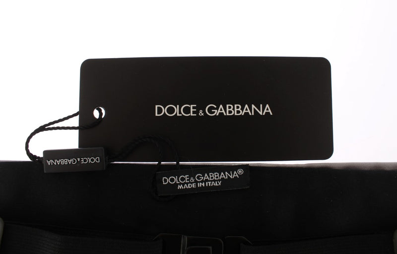 Elegante seta d'argento Cummerbund