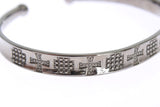 Bracelet en argent rhodium élégant