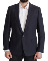 Elegante blazer a petto singolo in lino