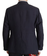 Elegante blazer a petto singolo in lino