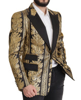 Κομψό ενιαίο στήθος Jacquard Blazer