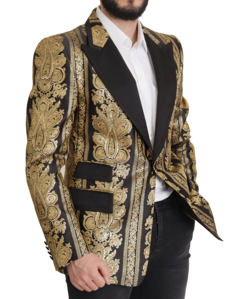 Elegante Blazer de Jacquard de un solo pecho