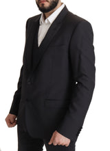 Eleganter dunkelblauer Martini zweiteiliger Blazer