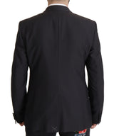 Eleganter dunkelblauer Martini zweiteiliger Blazer