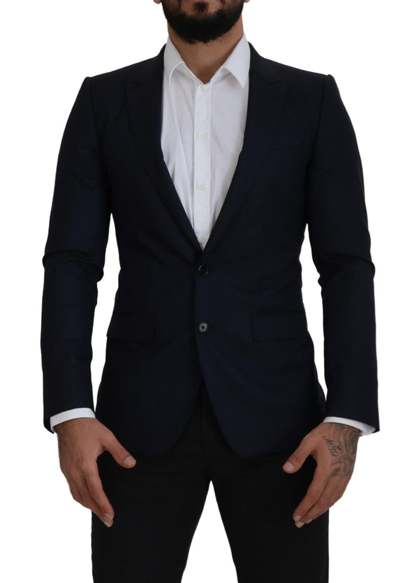 Eleganter einzelner Breastwollseide Blazer