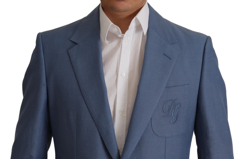 Elegante Single Breauzierte Leinenjacke