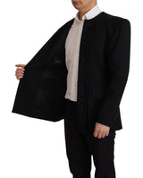 Eleganter schlanker fit doppelt baceed Wollblazer