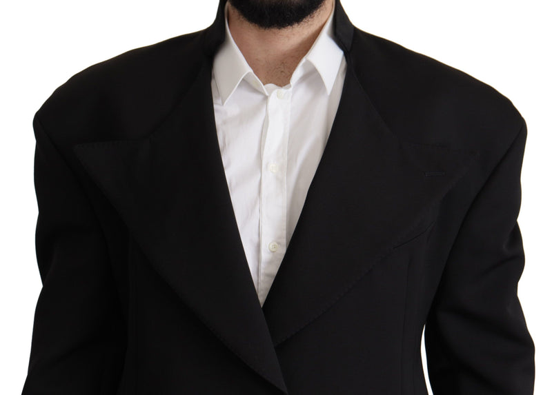 Eleganter Single Breasted Wool Blazer