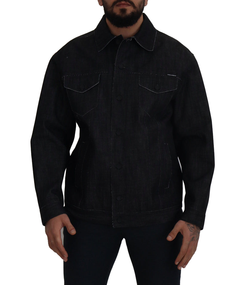 Veste élégante en jean noir