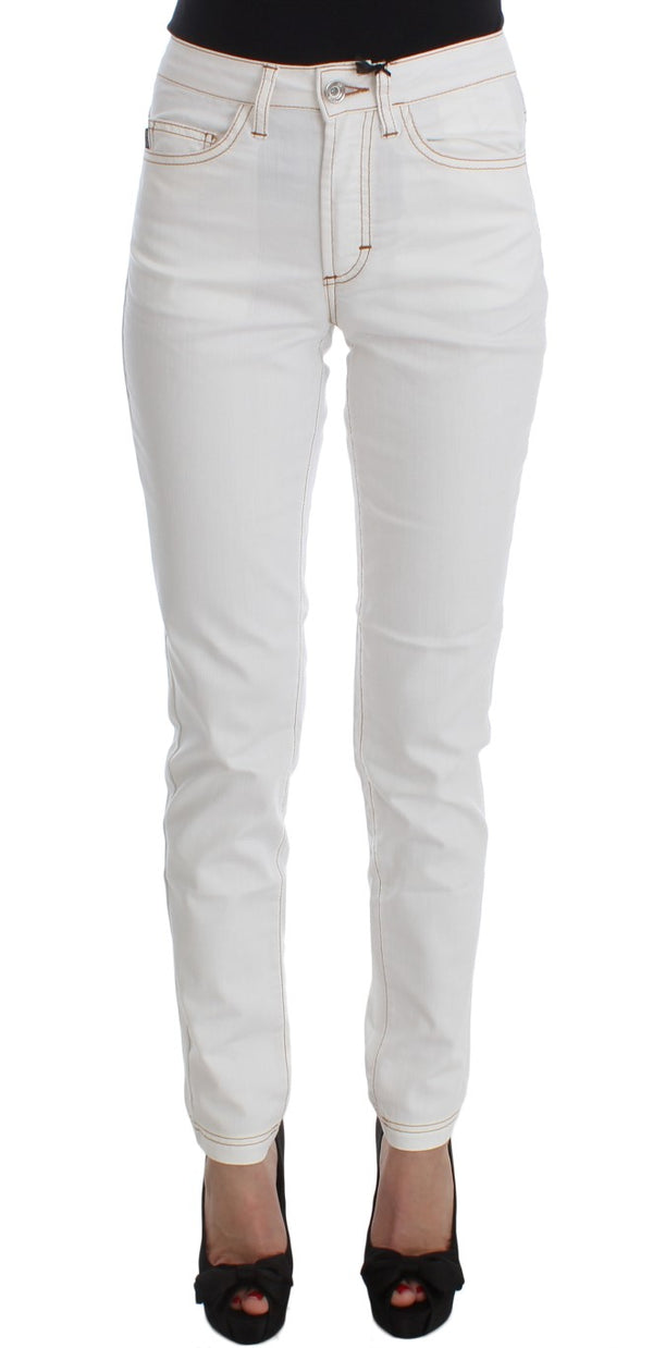 Denim chic bianco slim fit